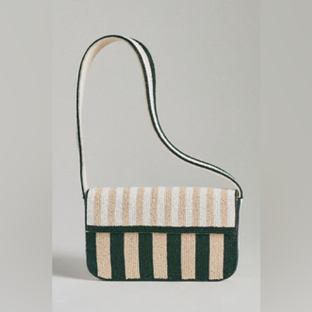Anthropologie Fiona Beaded Bag: Geometric Edition